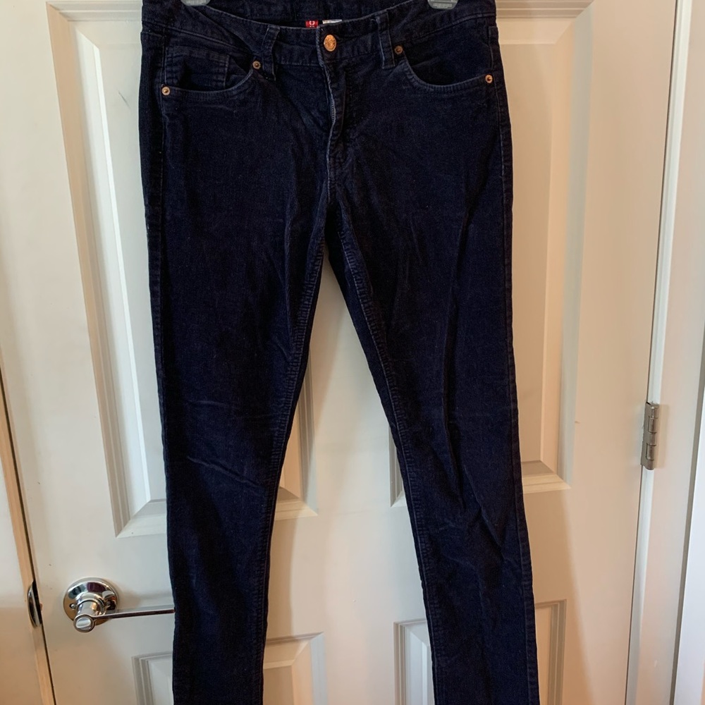 Navy Corduroy Skinnies